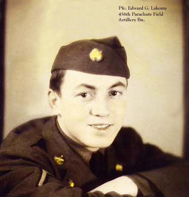 Pfc. Edward Lakomy 456th PFA Bn.